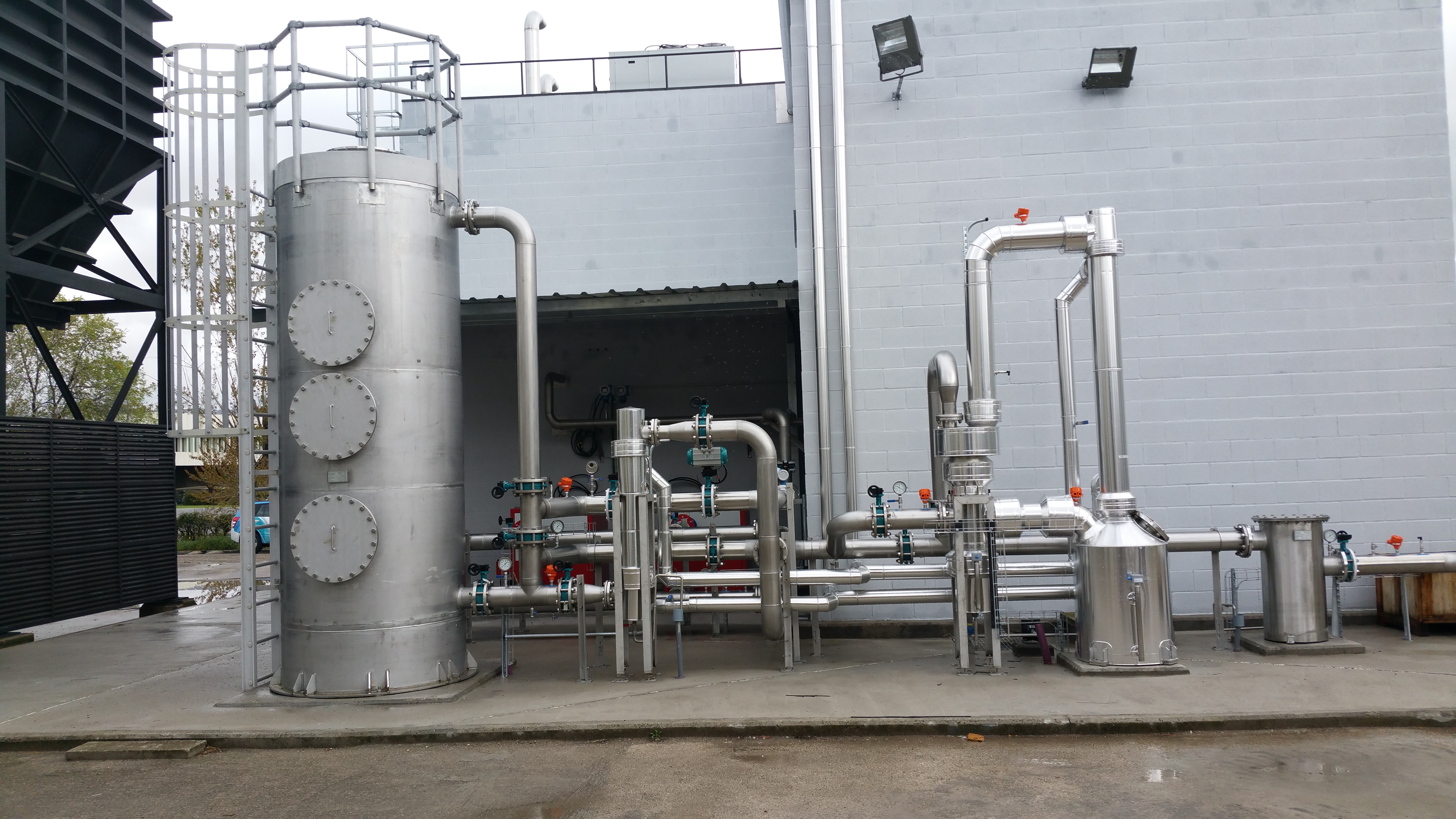 BTS-MPdry. Technology for biogas captures and cleaning